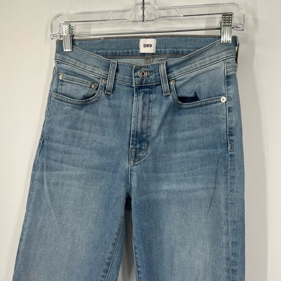 Edwin Bree Straight Jeans in Del Sol - Picture 3 of 10